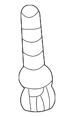 9783122060 - HVAC: Tension Pulley Adjust Bolt for Hyundai Image