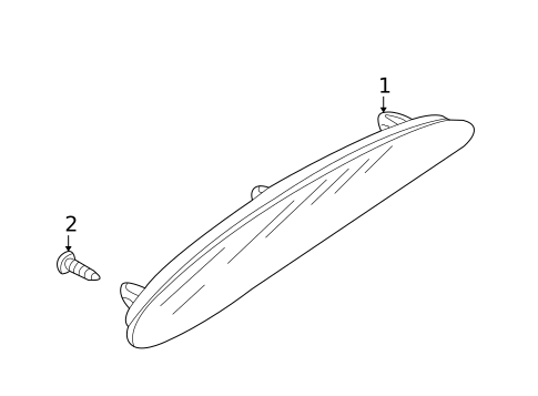 High Mounted Stop Lamp for 2005 Mini Cooper #1