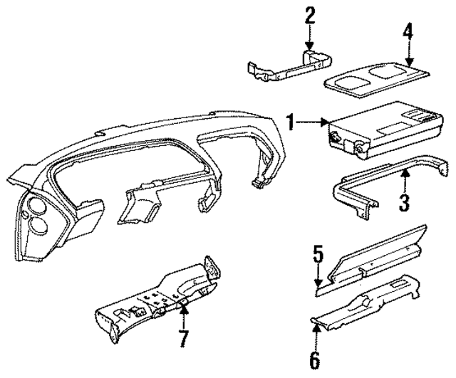 51458169184 - Body: Trim Panel for BMW Image