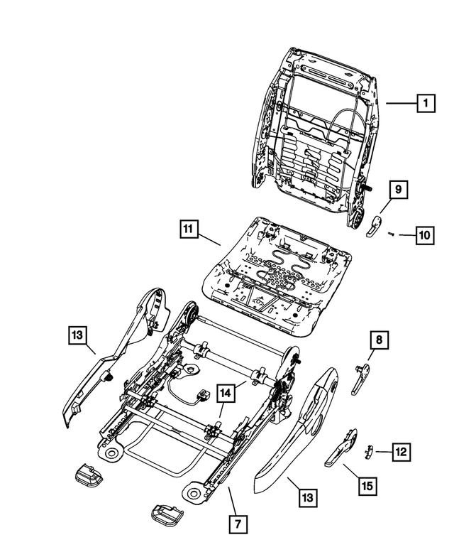« 4610170AA – Interior Trim : Coussin Manche, Arrière pour Mopar Image »