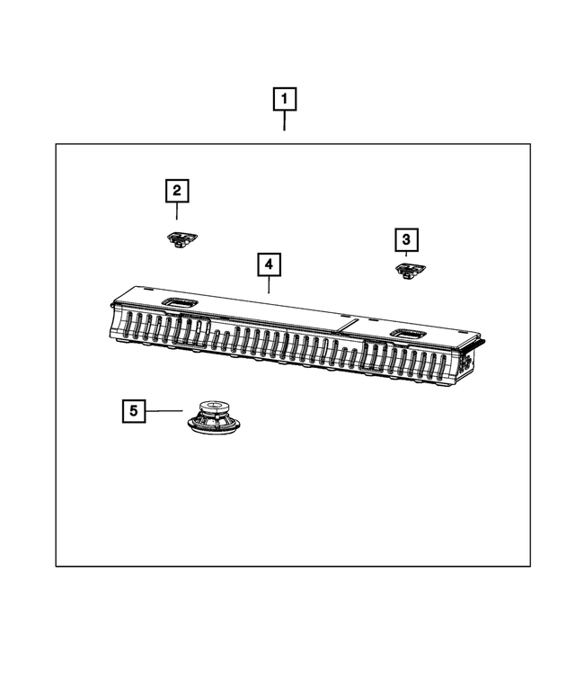 « 6UL76TX7AA – Interior Trim : Rangement Casier pour Mopar Image »