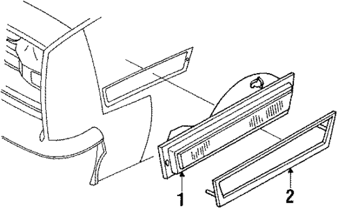 Corner & Side Marker Lamps for 1985 Oldsmobile Toronado #0