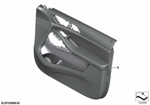 Door Trim Panels / Lateral Trim Panels for 2019 BMW X6 M50iX #1