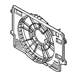 25350K9650 - Cooling System: Fan Shroud for Hyundai Image
