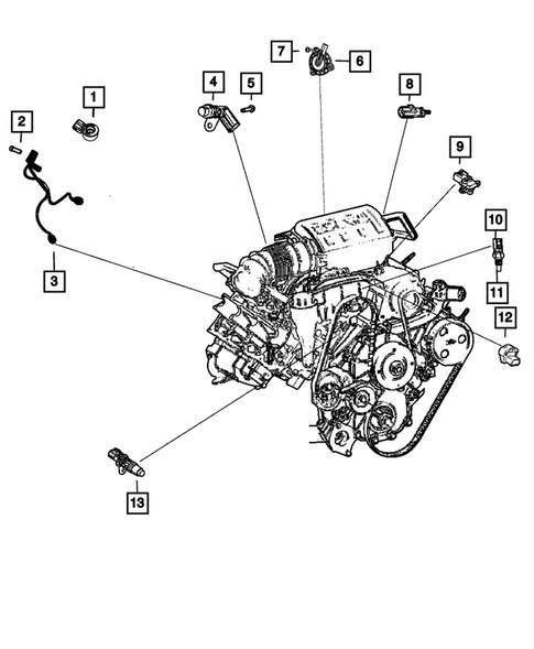 Sensors for 2018 Jeep Wrangler JK #0