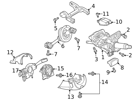 Shroud, Switches & Levers for 2013 Audi RS5 #0