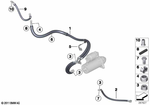 12428621490 - Engine Electrical System: Cable, Altern, Start Motor Supp Point B+ for BMW Image