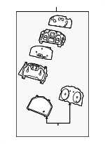 ZZDA55430 - Body: Cluster Assembly for Mazda: Tribute Image