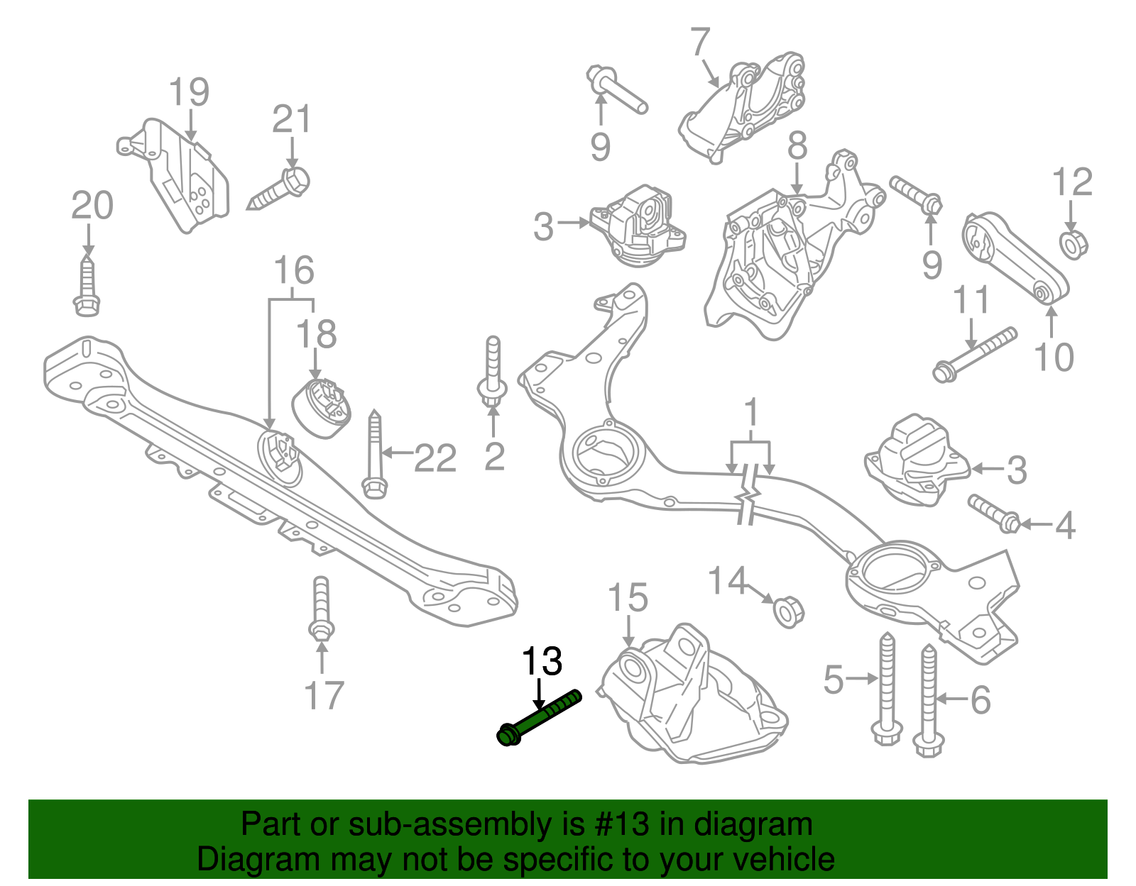 Genuine Porsche WHT-005-204 |Torque Arm Mount Bolt - M10X80 | FREE ...