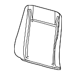 1CS461D1AA - Body: Seat Back Cover for Dodge: Magnum Image