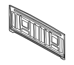 55276534AA - Body: Back Panel for Dodge: Ram 1500, Ram 2500, Ram 3500 Image