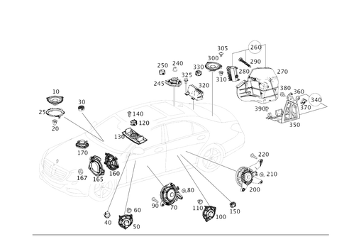 Loudspeaker for 2020 Mercedes-Benz S65 AMG #0