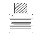 MR381707 - Body: Air Bag Label for Chrysler: Sebring | Dodge: Stratus Image