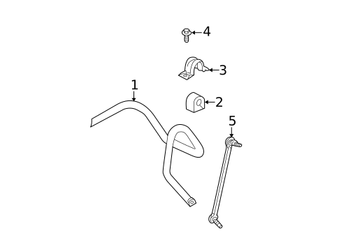 Stabilizer Bar & Components for 2005 Chevrolet Equinox #0