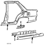 MB251605 - : Reinforcement for Mitsubishi: Tredia Image