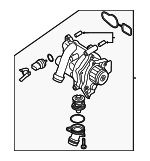 6J121026BH - Cooling System: Water Pump Assembly for Volkswagen Image