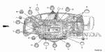 90825SNHC01 - Interior/Bumper: PLUG, HOLE (25MM) for Honda Image