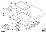 51448233227 - : Molded Headlining F Slid Lift Roof Its for BMW Image