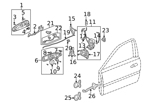 Power Seats for 2003 Acura CL #0