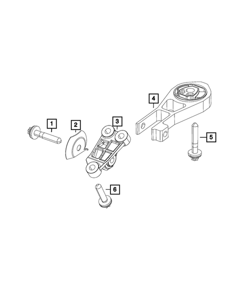 Engine Mounting for 2015 Jeep Renegade #0