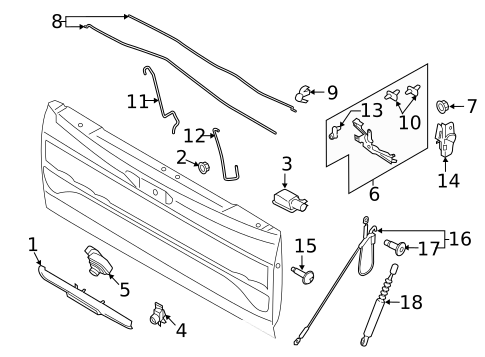 Lock & Hardware for 2022 Ford F-450 Super Duty #2
