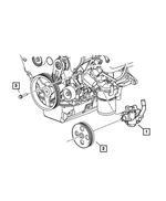 4743060AA - Steering: Power Steering Pump for Mopar Image