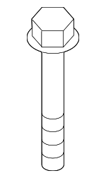 7149323418 - Body: Bumper Bracket Bolt for Mini: Cooper, Cooper Clubman Image