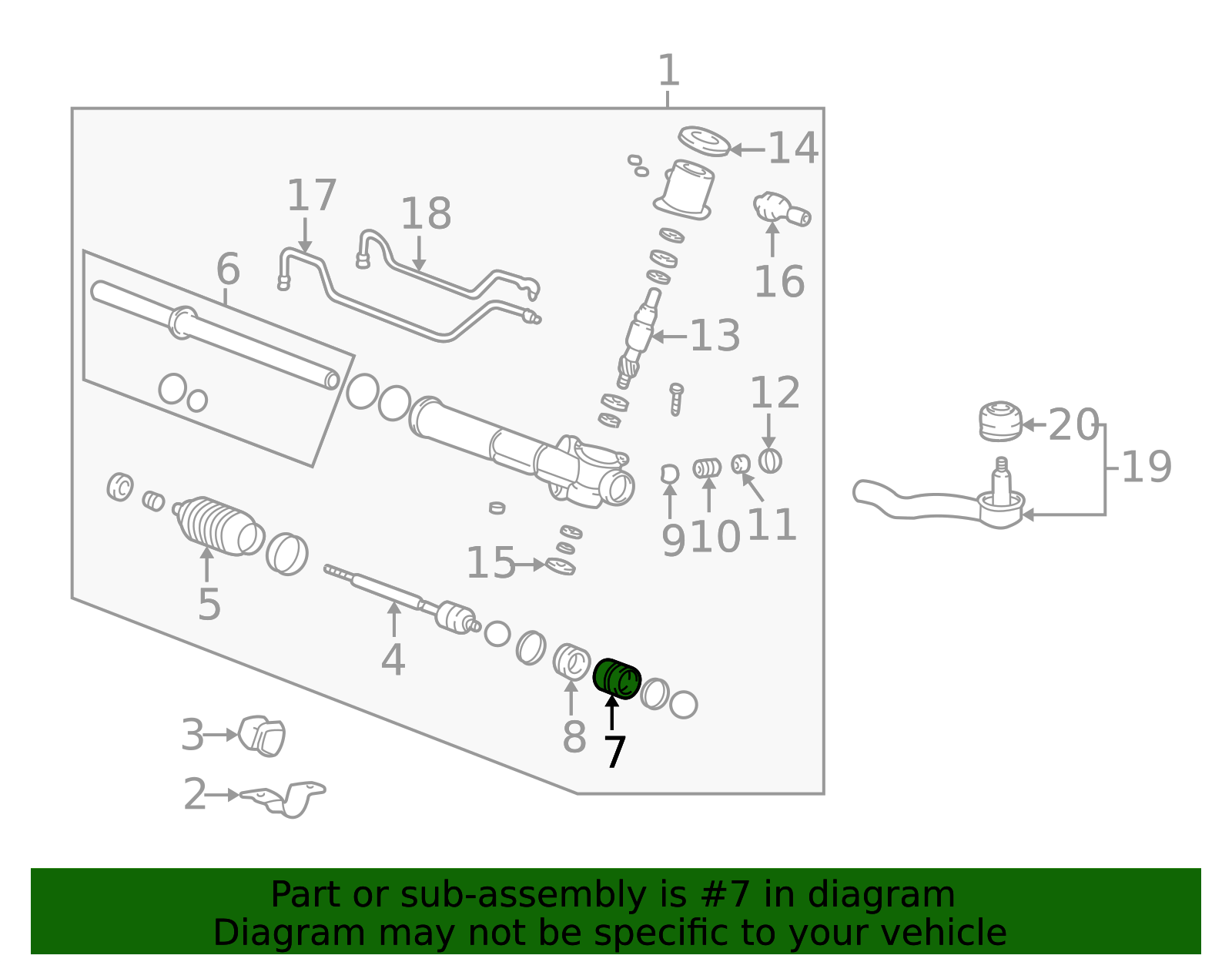 57753-38000 - Rack Bushing 2001-2006 Kia Optima | Kia.Parts Store