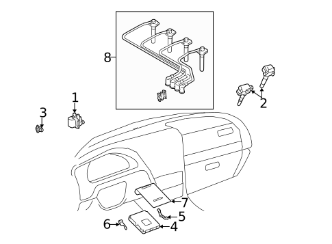 Powertrain Control for 2002 Toyota Corolla #0