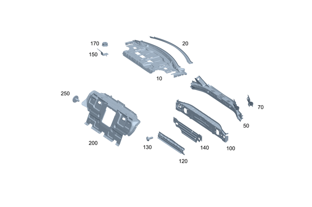 2236463400 - : Holder for Mercedes-Benz Image