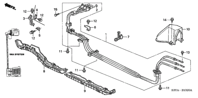 IMA Main Cable - Stay for 2005 Honda Insight #0
