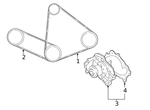 Water Pump for 2007 Toyota Solara #0
