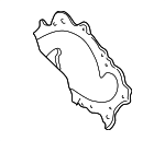 1627120020 - Cooling System: Water Pump Assembly Gasket for Toyota: Avalon, Camry, Highlander, Sienna, Solara Image