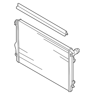 5WA121251H - Cooling System: Radiator Assembly for Audi Image