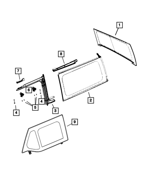 Roof for 2021 Jeep Wrangler #0