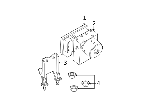 ABS Components for 2006 Dodge Charger #0