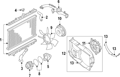 Water Pump for 2016 Nissan NV2500 #0