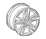 4K9601025E - : Wheel, Alloy for Audi: A6 allroad Image