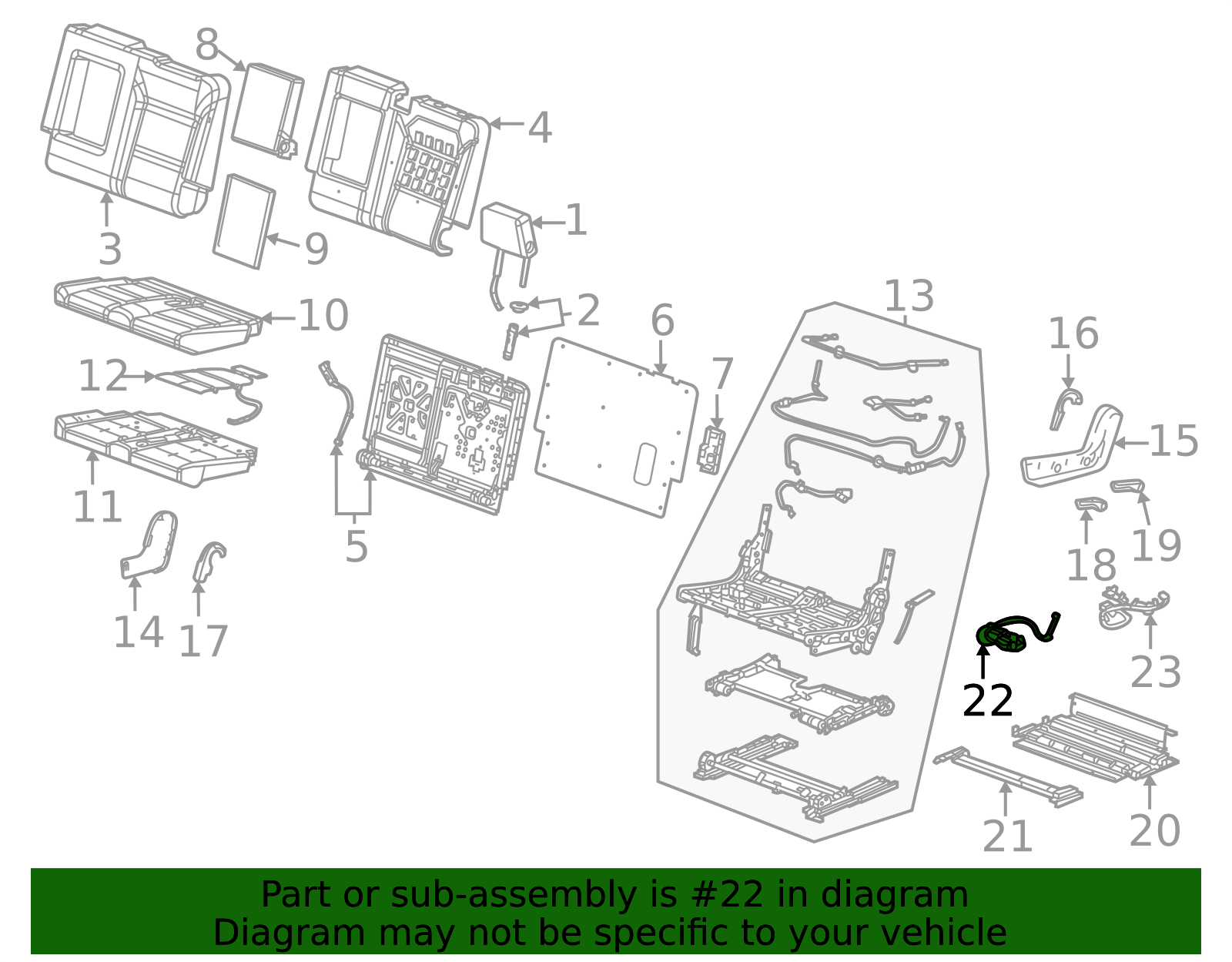 2021-2026 GM Actuator 85879664 GM | GMPartsDirect.com