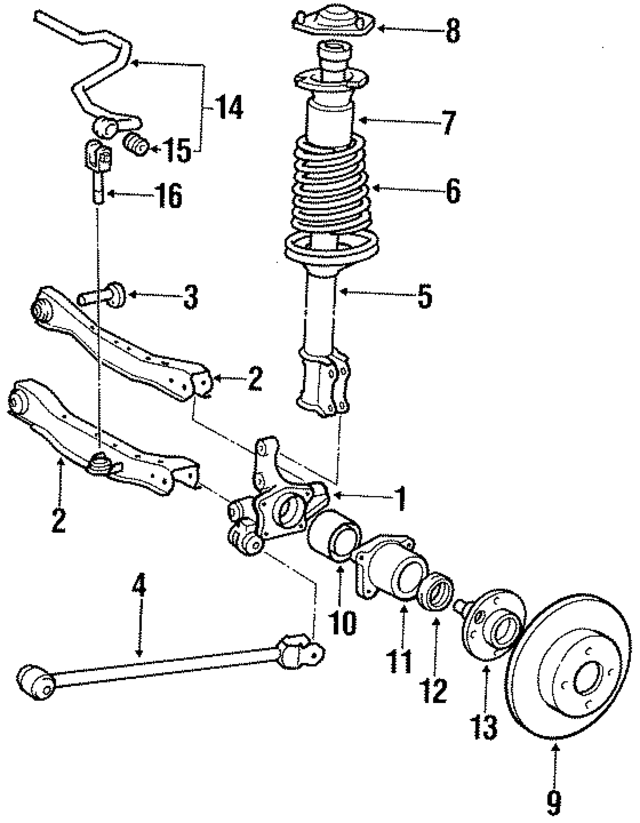 4880512040 - : Stabilizer Bar for Toyota Image