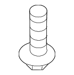 1125106166B - Body: Latch Bolt for Kia: Borrego, EV6, Forte, Forte Koup, K4, K5, Niro, Niro EV, Optima, Rio, Rio5, Rondo, Seltos, Sorento, Soul, Soul EV, Sportage, Telluride Image