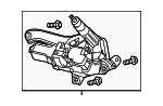 76700TZ5A01 - Body: Wiper Motor for Acura Image