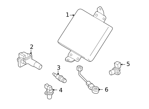 Sensors for 2005 Saab 9-2X #0