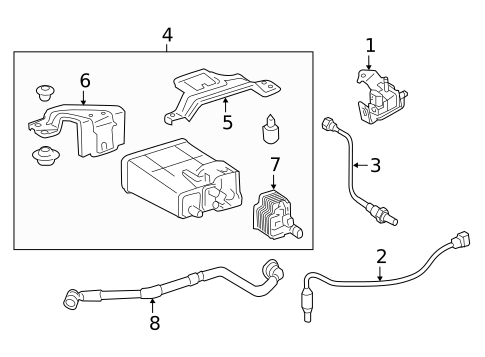 Emission Components for 2016 Toyota Camry #0