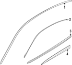 4J3837476CT94 - : Belt Molding for Audi: e-tron GT Image