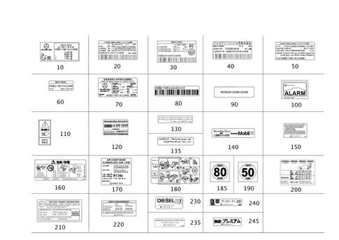 Identification Plate, Information Sign for 2012 Mercedes-Benz C350 #0