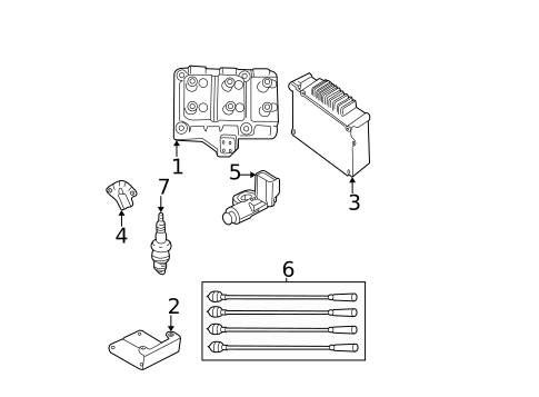 Ignition System for 2006 Dodge Caravan #0