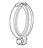 18307606136 - Engine: Turbocharger Clamp for BMW Image