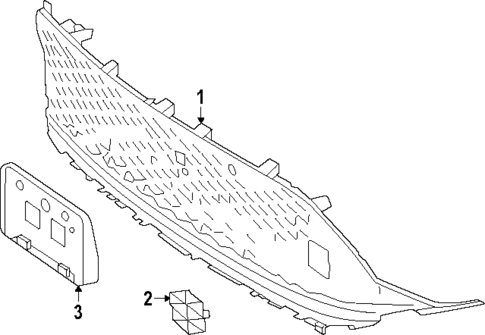 Grille & Components for 2025 Toyota Crown #0