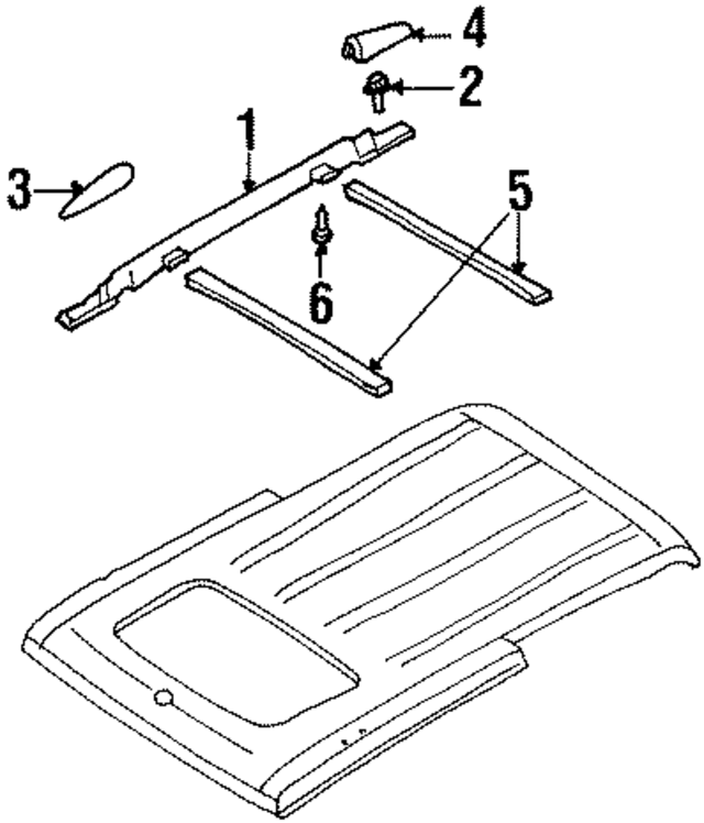 8971353773 - : Roof Rack Cover for Honda Image